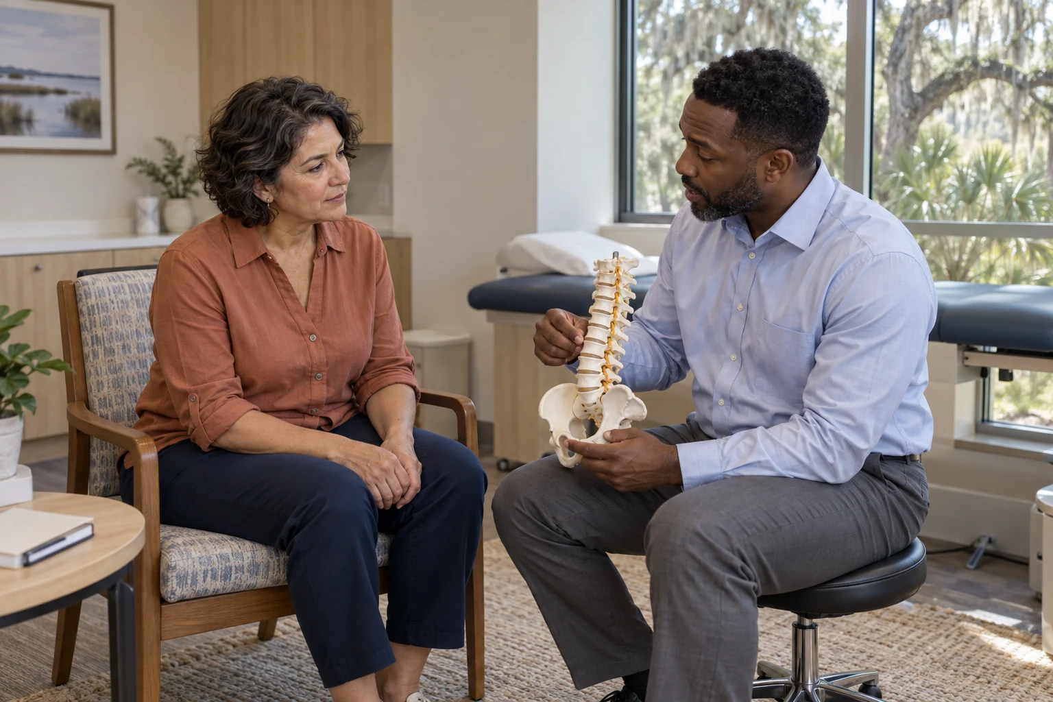 Herniated disc evaluation and non-surgical treatment at Main Street Chiropractic in Hilton Head Island, SC