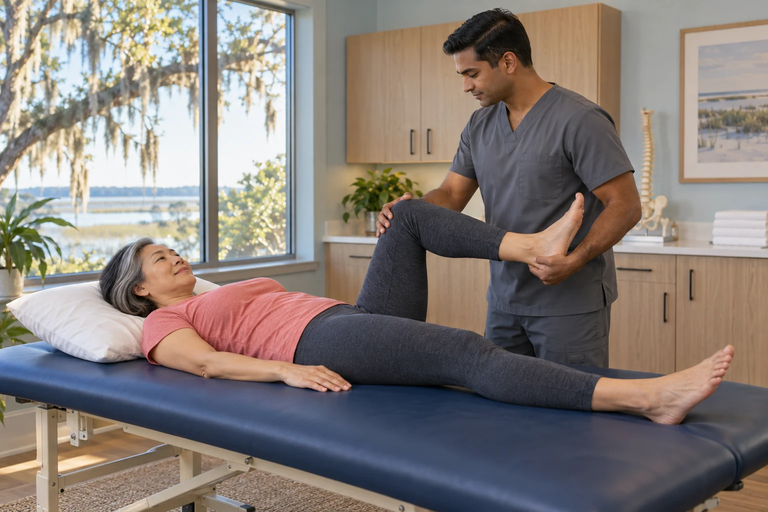 Sciatica treatment for leg and nerve pain at Main Street Chiropractic in Hilton Head Island, SC
